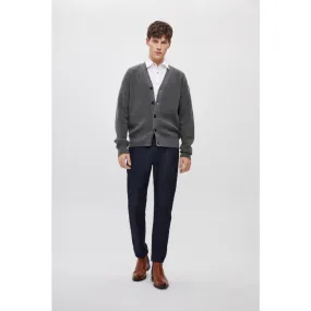 Men Mmk-Thymee-Relaxed Fit Cardigan - Dk-Grey